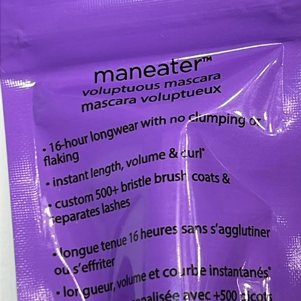 Tarte Maneater Mascara with Leopard Print in Purple Packaging